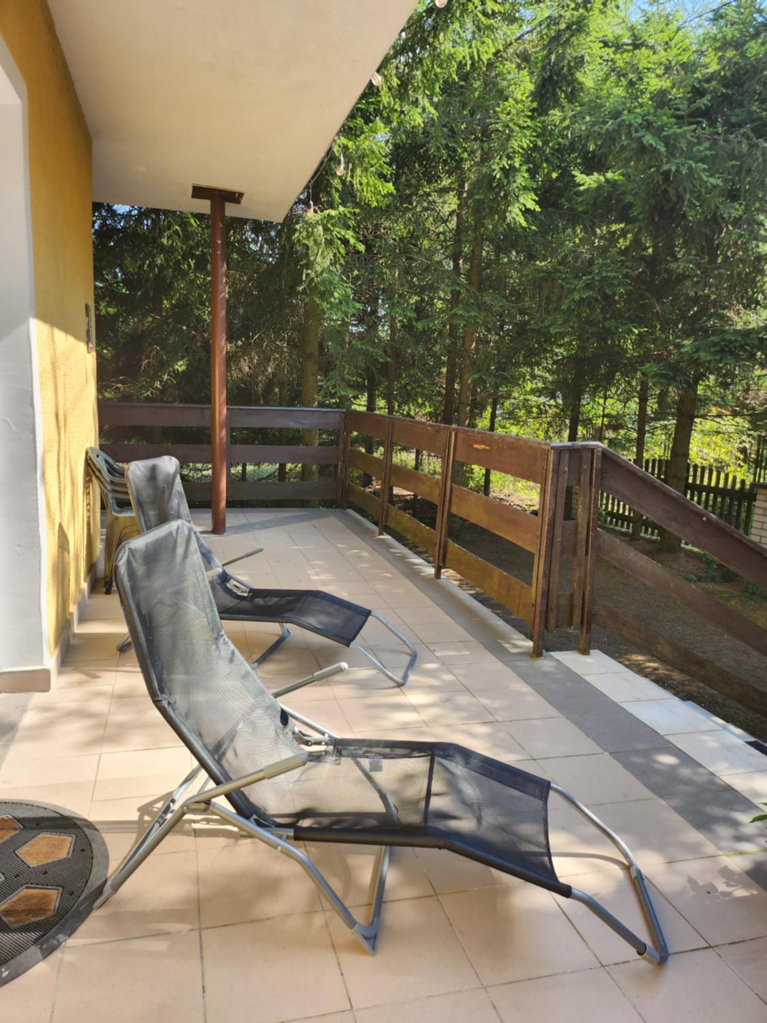 Duzy Dom Wilkasy Zalesie 100M Od Plazy Villa ภายนอก รูปภาพ